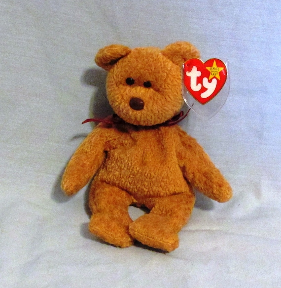 ty brown bear stuffed animal