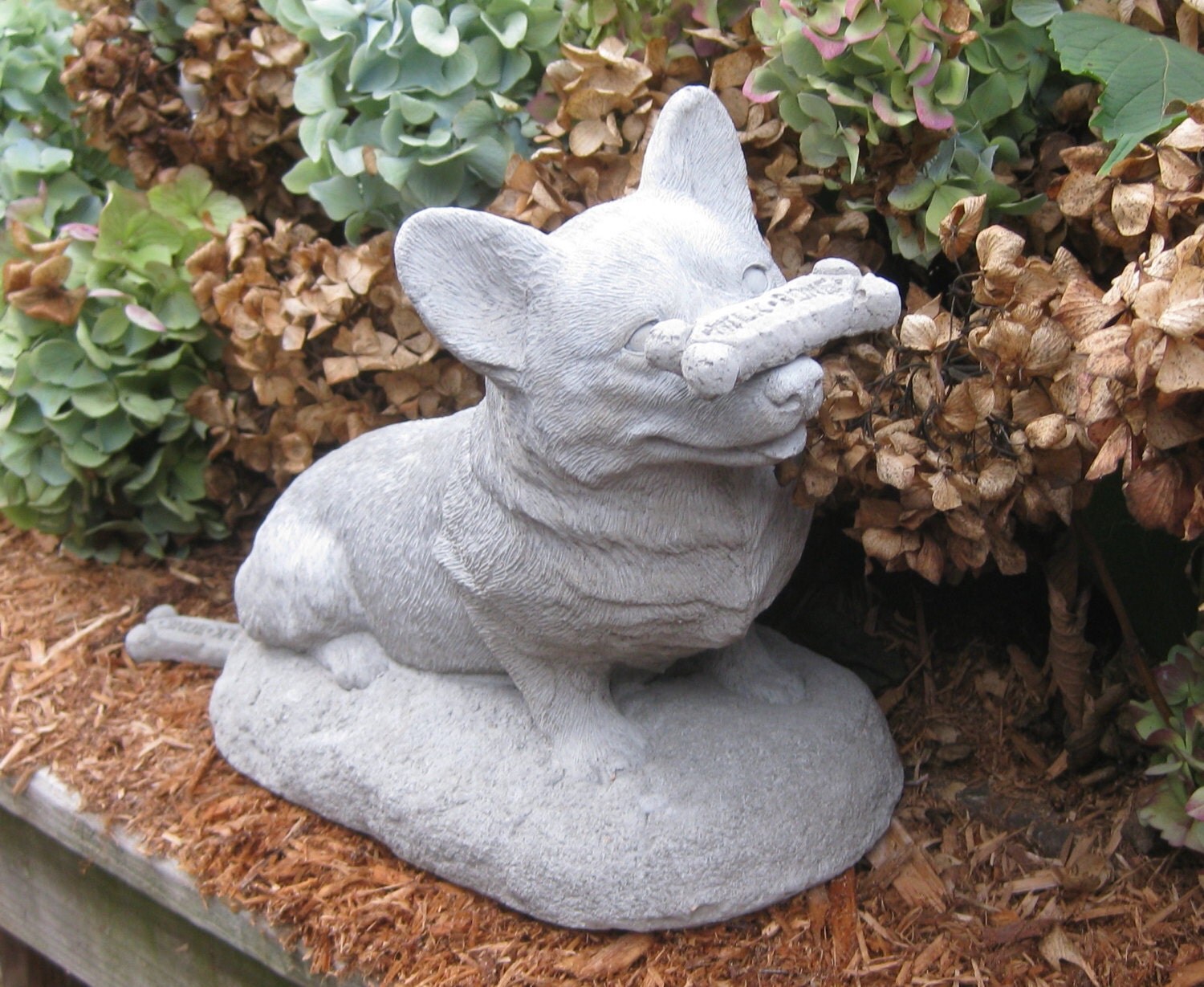 welsh corgi statues