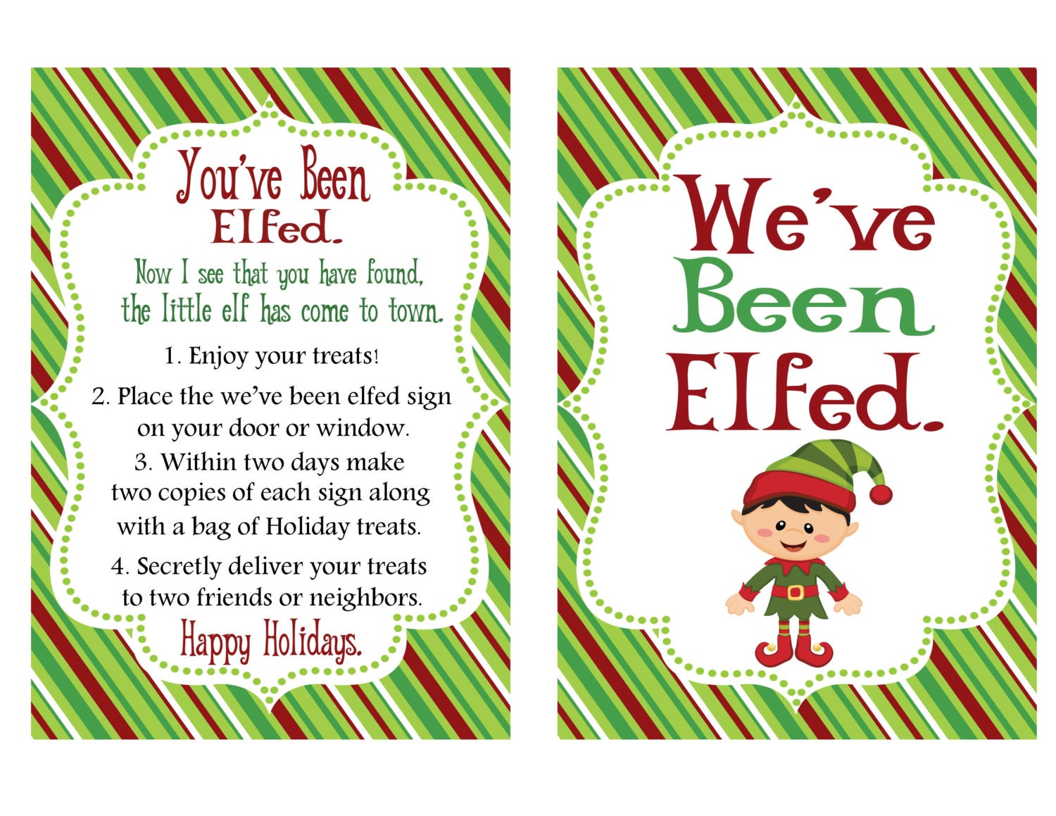 You've Been Elfed Printable Printable Word Searches