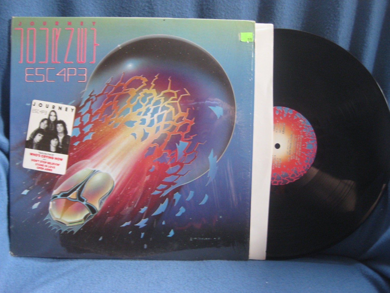 RARE, Vintage, Journey - "Escape", Vinyl LP, Record Album, Original 1981 Press, In Shrink Wrap, Don't Stop Believin', Steve Perry Yacht Rock