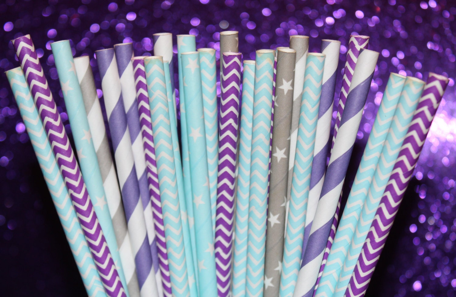 25 Paper Straw, Disney FROZEN Party, Elsa The Snow Queen ,Frozen Princess Party, Winter, Ice Skating, Frozen Birthday Party,