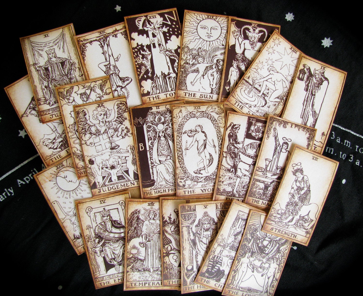 Small Size Pocket Tarot Card Deck Card Major Arcana