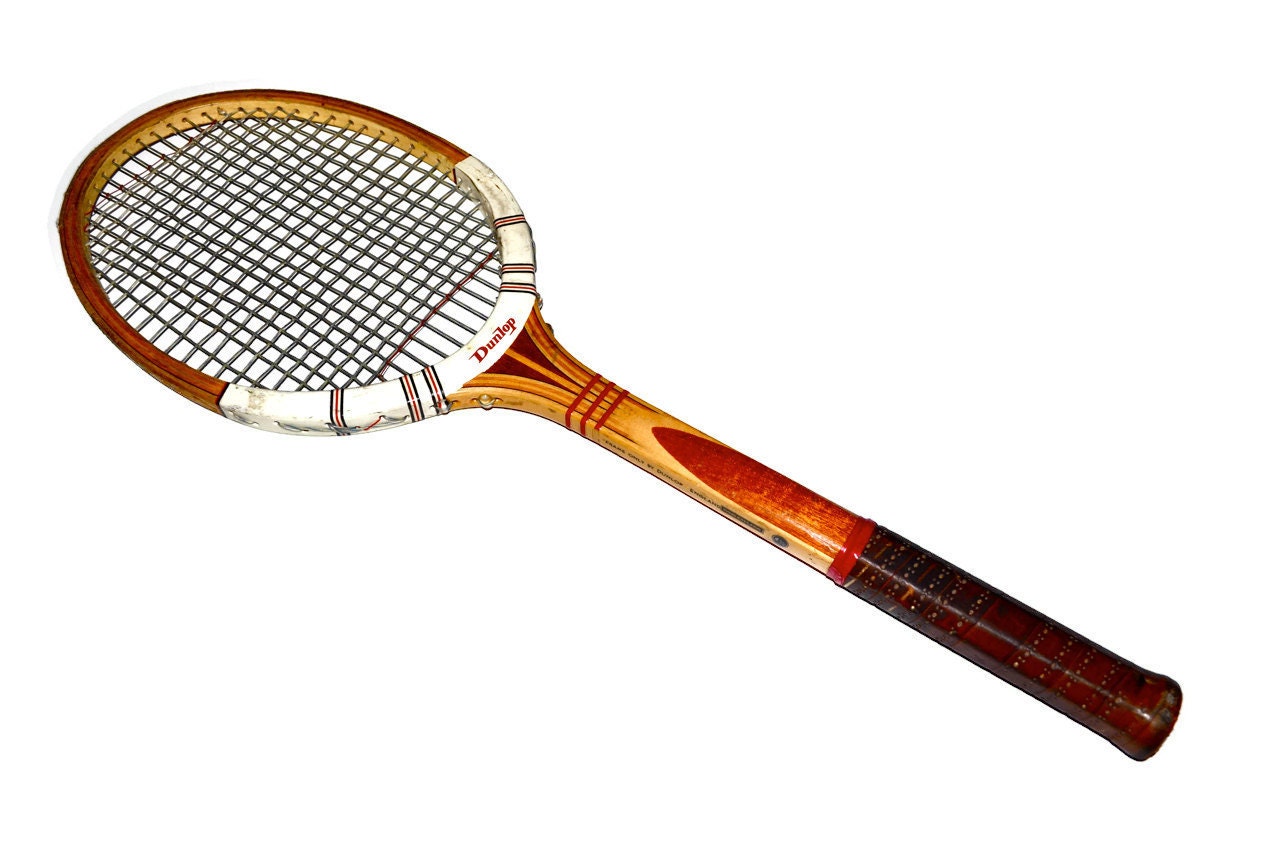 Dunlop Maxply Vintage Tennis Racket Racquet Wooden By Louise49