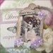 Gift Art Tag, Mixed Media Collage Keepsake Scrapbooking Embellishment - Don't Worry