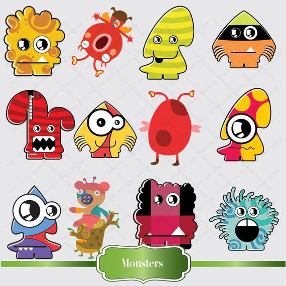 monster clipart etsy - photo #6