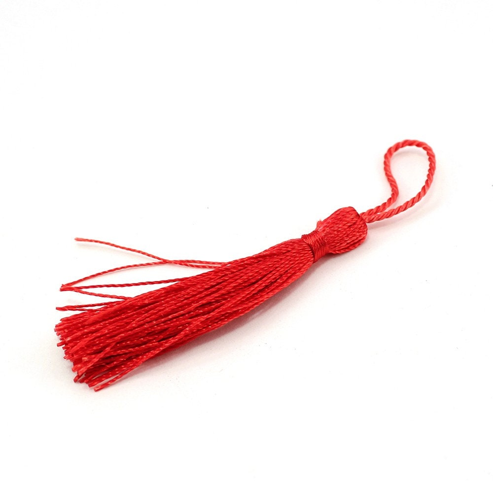 3.5" Mini Fiber Tassels (pack of 12 pieces) - ** FREE SHIPPING ** Il_570xn