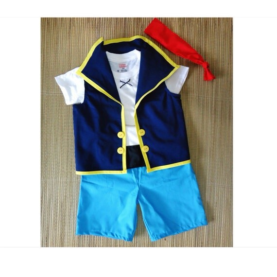 Jake Set Shorts Or Pants Jake And The Neverland Pirates Costume Jake Birthday Party First 5095