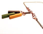 Wood Geometric Necklace // Boho-Chic Jewelry // Hand-Painted "THE OLD 70s'" Necklace // Minimal Jewelry // Modern Necklaces - Valentinolandia Wood Geometric Necklace // Boho-Chic Jewelry // Hand-Painted "THE OLD 70s'" Necklace // Minimal Jewelry // Modern Necklaces - Valentinolandia