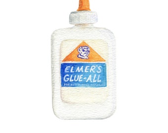 Popular items for elmers glue on Etsy