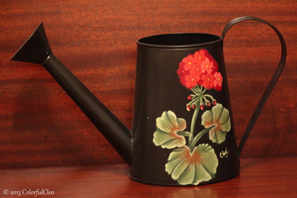 Geranium Watering Can - ColorfulCleo