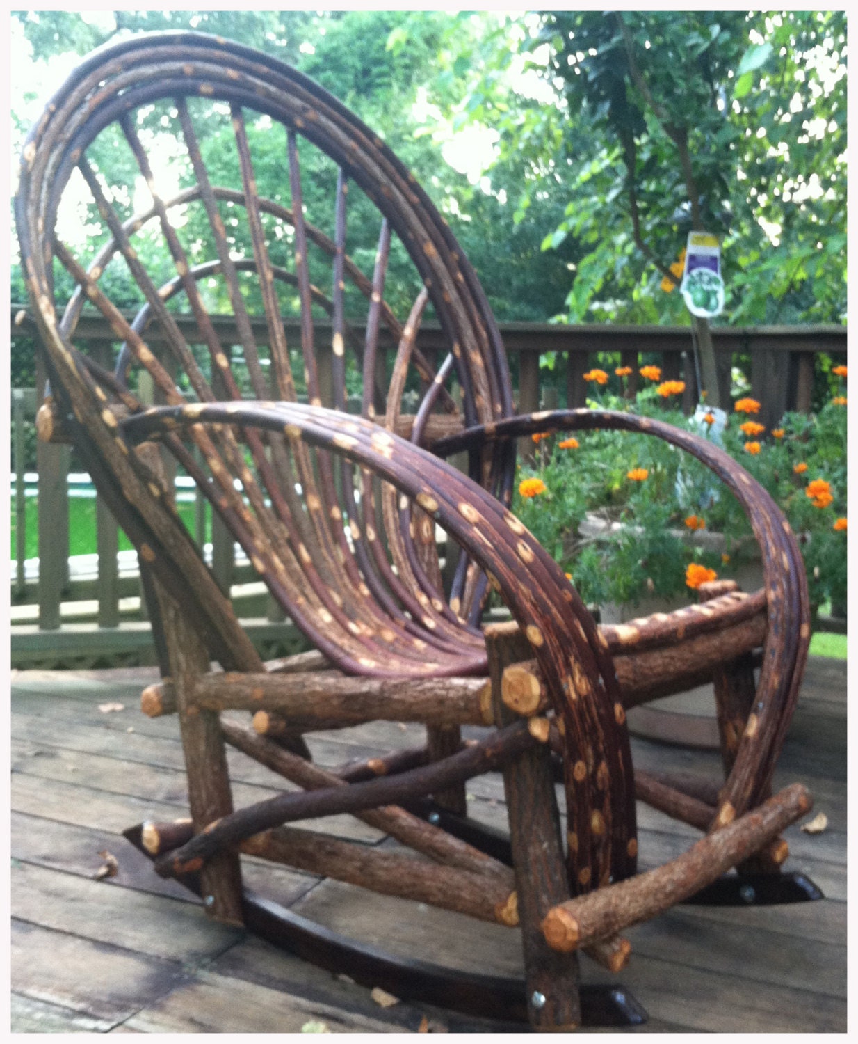 Handcrafted Twig Willow Bentwood Rocking by TwigWillowFurniture