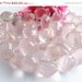 46% Off Sale Rose Quartz Briolette Gemstone Pink Faceted Onion Bead 9mm 1/2 Strand Wholesale