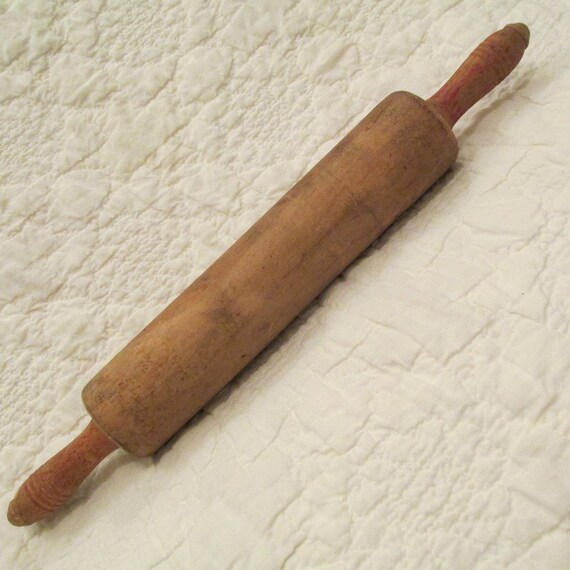 Antique Wooden Rolling Pin by rarefinds4u on Etsy