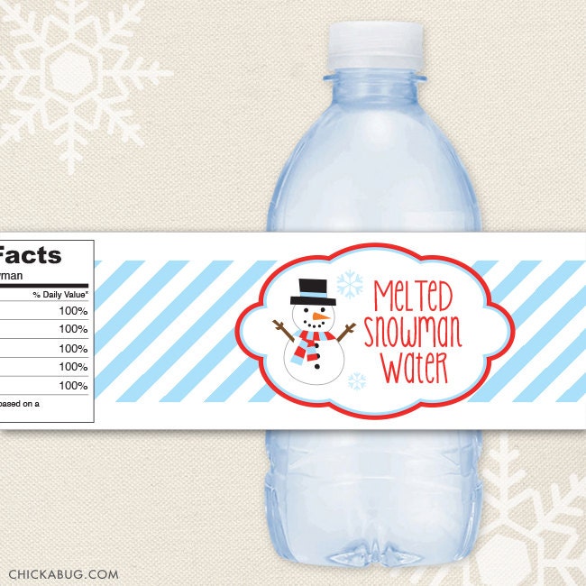 Melted Snowman Water 100 waterproof personalized by Chickabug