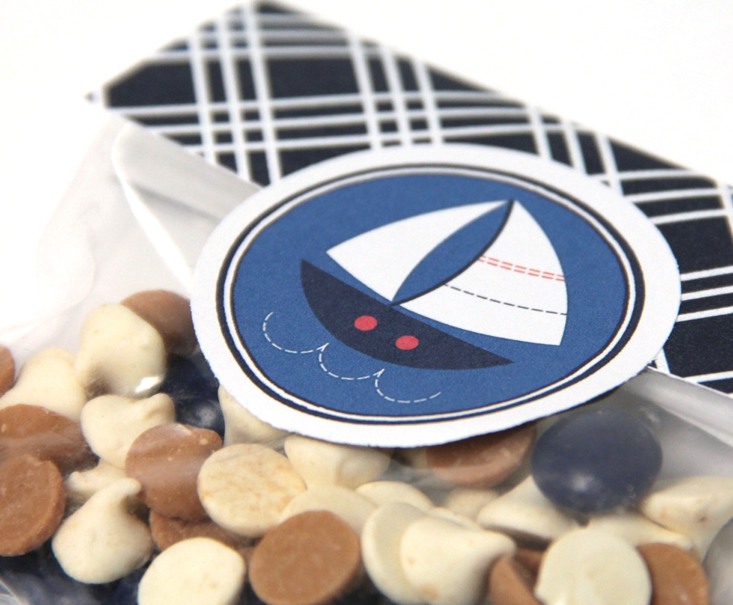 Nautical (Classic Sailboats) Treat / Favor bags, set of 12 Il_570xn