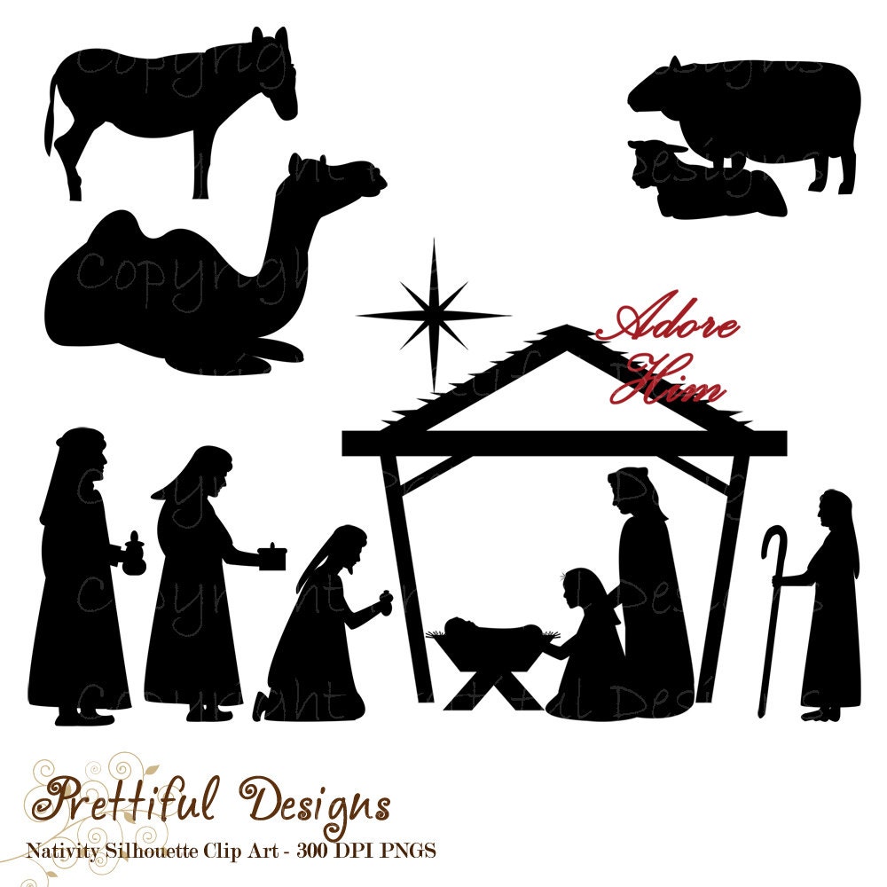 free christmas nativity clipart - photo #44