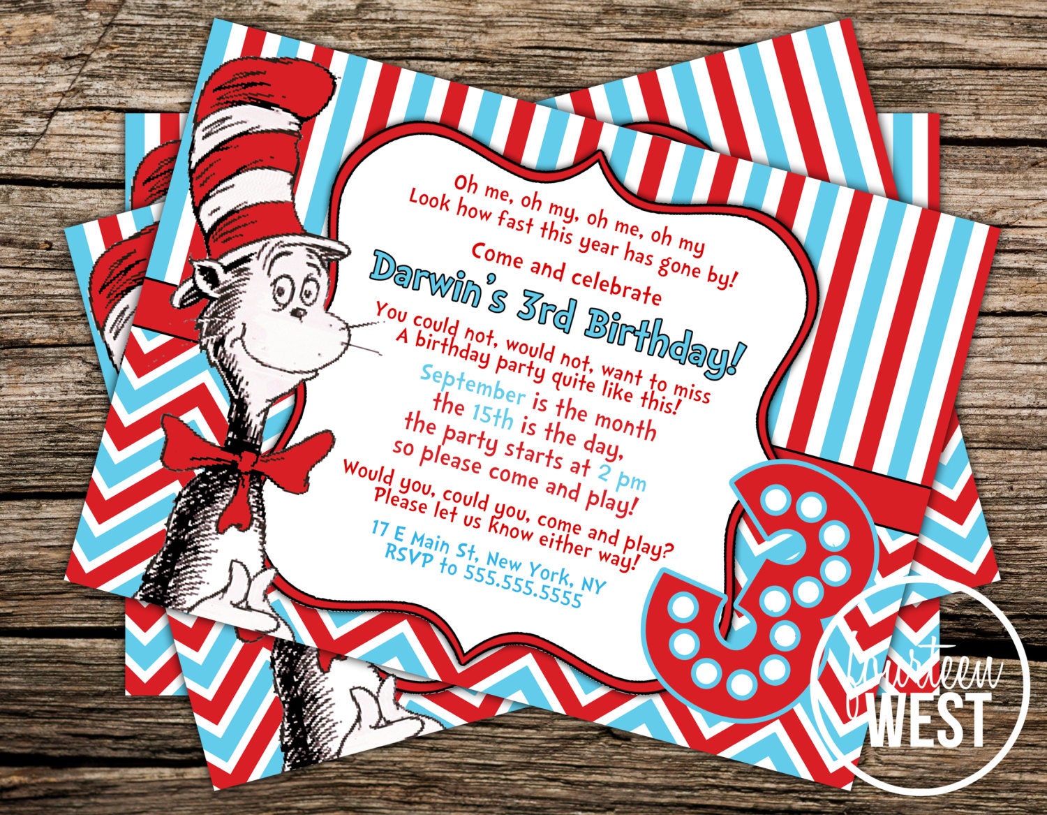 Doctor Soos Birthday Invitation (Printable Digital File) Il_570xn