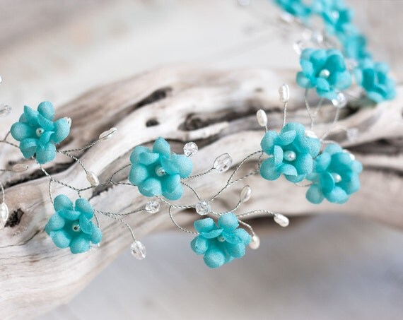 Items similar to Tiffany blue wedding hair accessory. Bridal tiara, wedding tiara, wedding