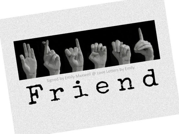 friend in asl sign language