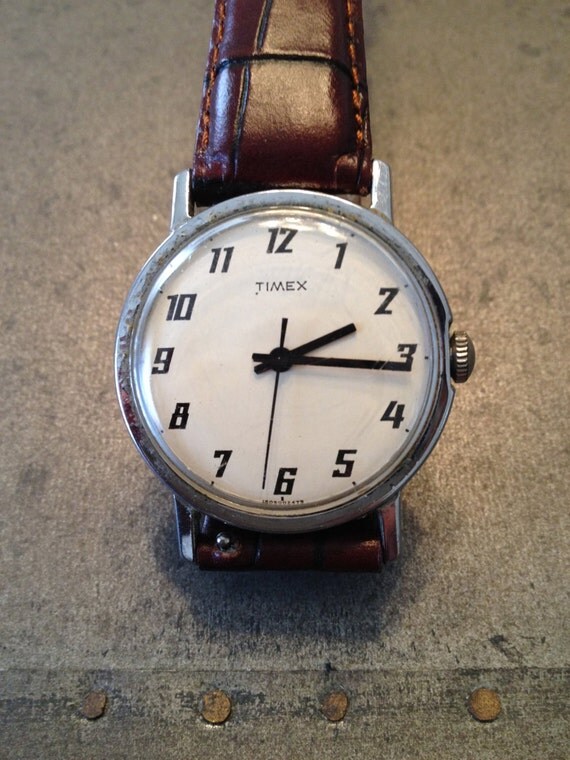 1950s vintage men's Timex automatic watch with by Thirty3vintage