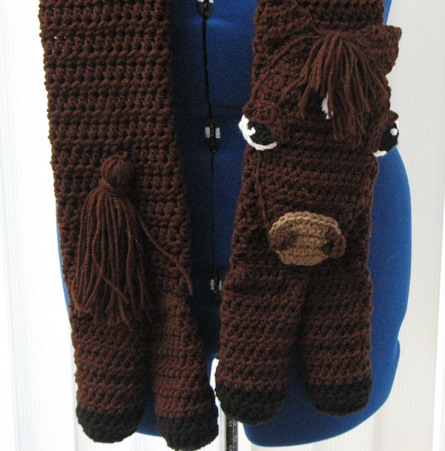 Horse Animal Scarf Crochet Pattern Direct Download