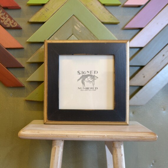 6x6 Inch Square Picture Frame In 2 Tone Style And Color OF YOUR CHOICE