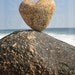 Valentine Gift Heart Shaped Rock Photo Magnet Love Rocks You are My Rock vertical Christmas Gift