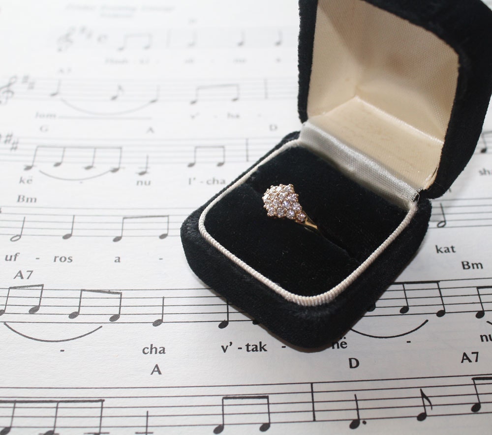14K Yellow Gold Diamond Ring