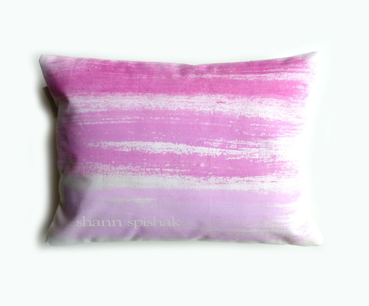 Ombre Pillow Modern Hand Printed 12 x 16 Cotton Cover...Fuchsia, Spring, Radiant Orchid, Abstract...Pantone Color of the Year 2014 - shannspishak Ombre Pillow Modern Hand Printed 12 x 16 Cotton Cover...Fuchsia, Spring, Radiant Orchid, Abstract...Pantone Color of the Year 2014 - shannspishak