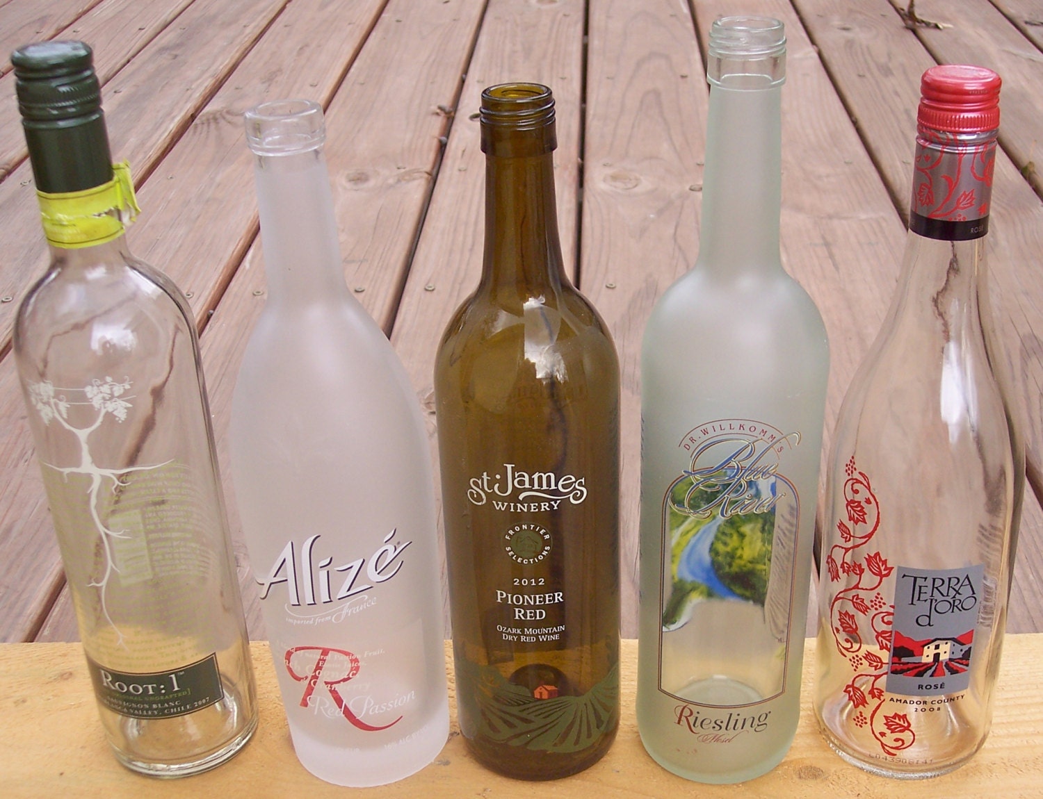 Large Magnum 1.5L Empty Glass Wine Bottles Color of by anglenn19