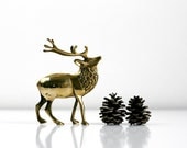 Vintage Brass Reindeer