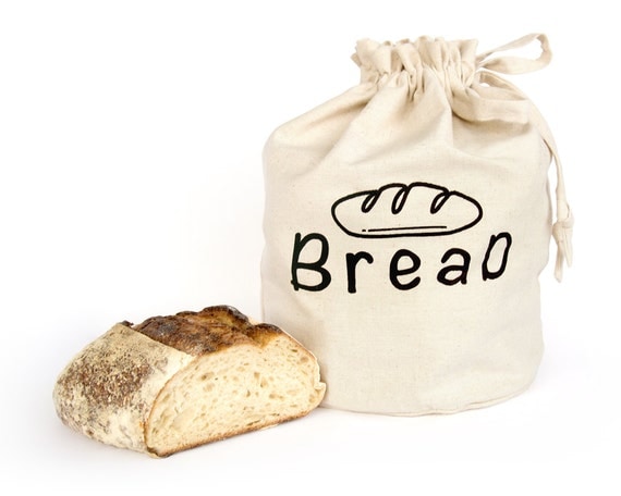 BREAD BAG: Handmade reusable eco friendly hemp organic cotton fabric ...