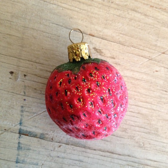 strawberry christmas ornament glass ornaments by strawberry christmas ornament glass ornaments by