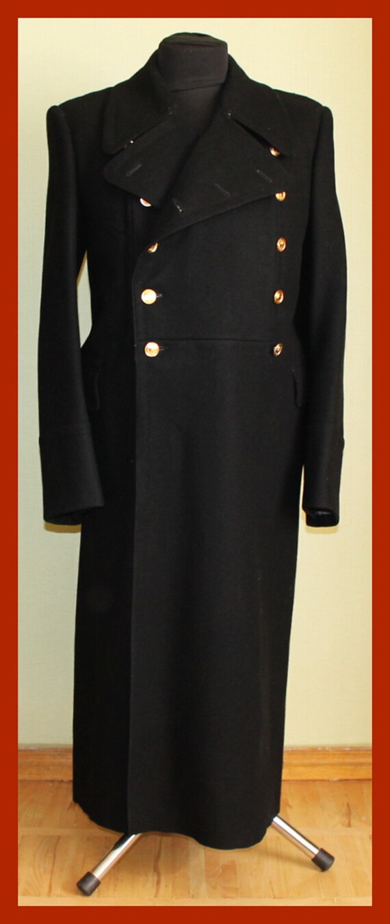 New Steampunk Coat Goth Vintage Greatcoat Russian by ingryda123