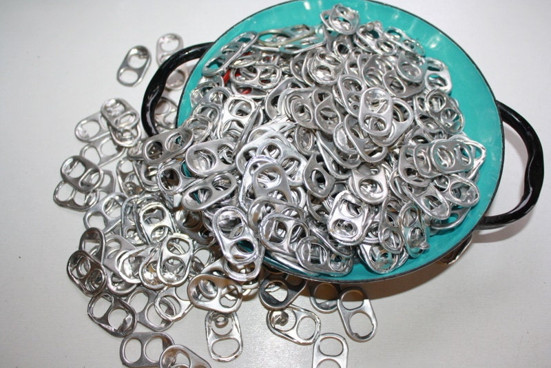 Items Similar To Recycled Aluminum Can Pull Tabs For Crafts And