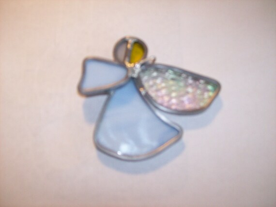 Items similar to Stained glass Angel Christmas tree ornaments on Etsy