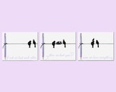 Pastel Nursery Art, Lavender Birds SET OF 3 Prints, First we had each other, Nursery Wall Art, Nursery Wall Decor, Kids Baby room Art Decor - handpainting Pastel Nursery Art, Lavender Birds SET OF 3 Prints, First we had each other, Nursery Wall Art, Nursery Wall Decor, Kids Baby room Art Decor - handpainting