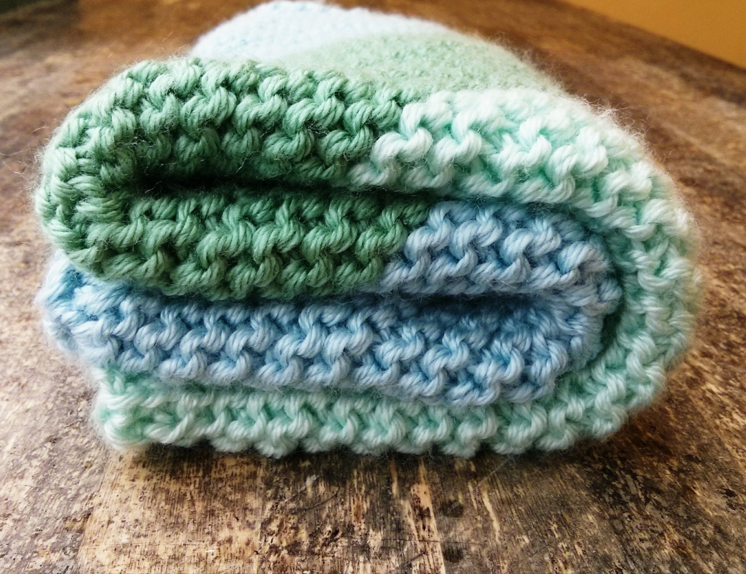 Custom Hand Knit Baby Blanket by BindAndHook on Etsy