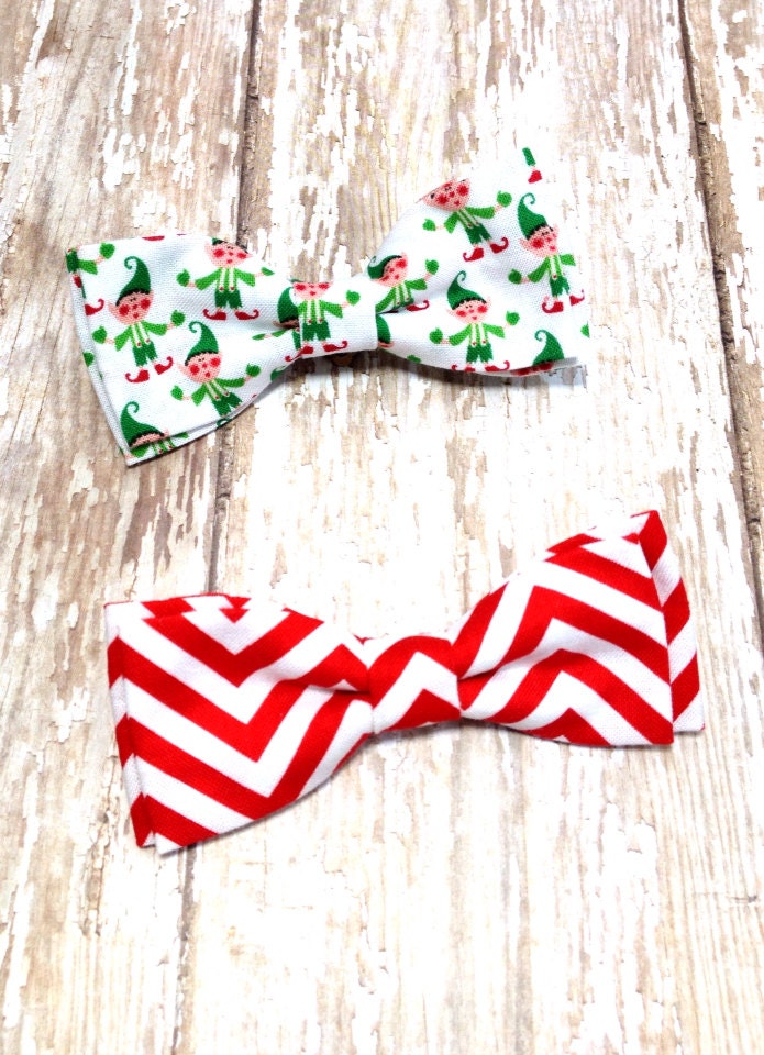 Baby boy bow tie. Baby boy Christmas bow tie. by LindseyLeeandCo