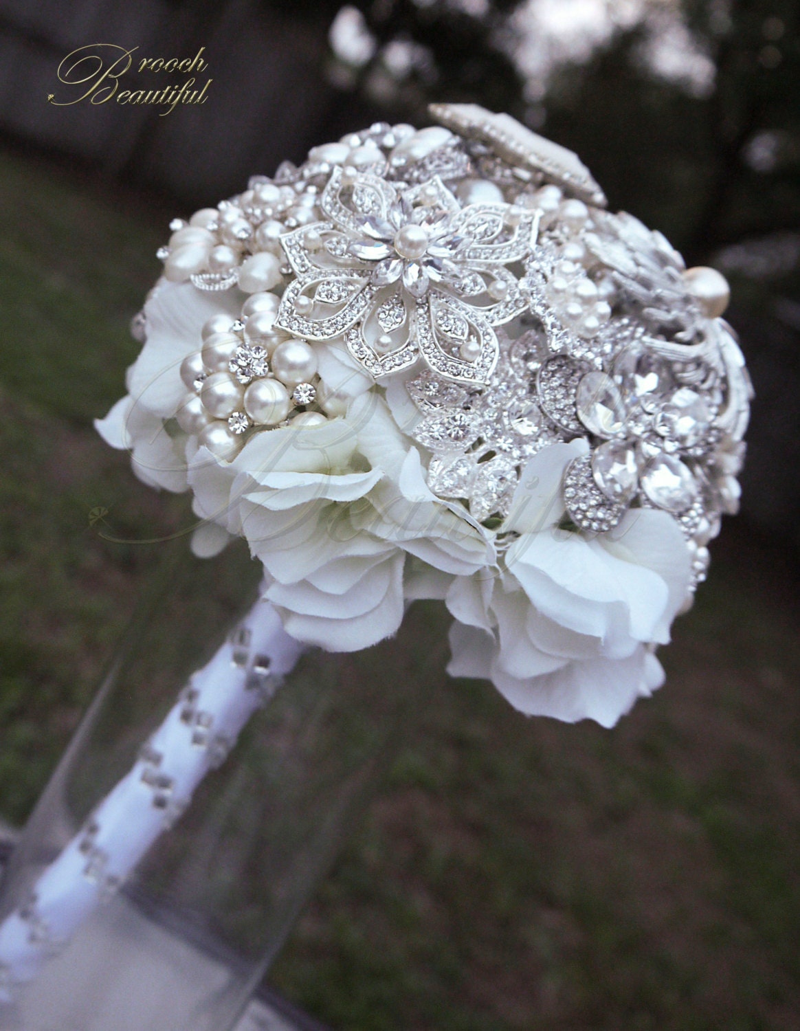 READY TO SHIP - Silver Star Brooch Bouquet