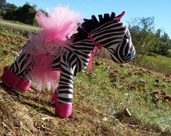 zoe zebra plush