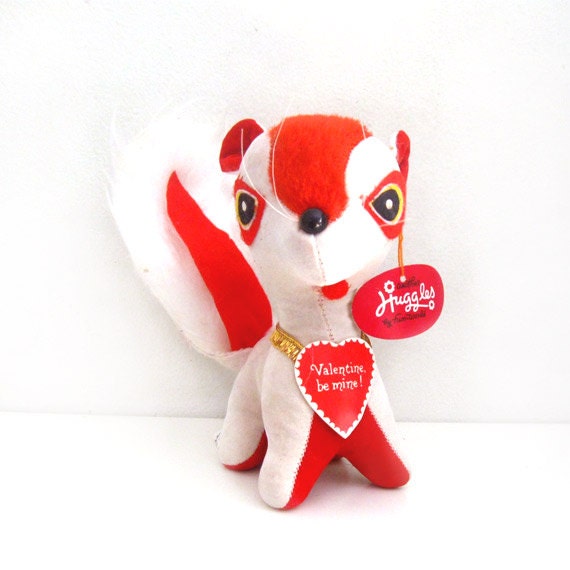 squirrel valentine stuffed animal