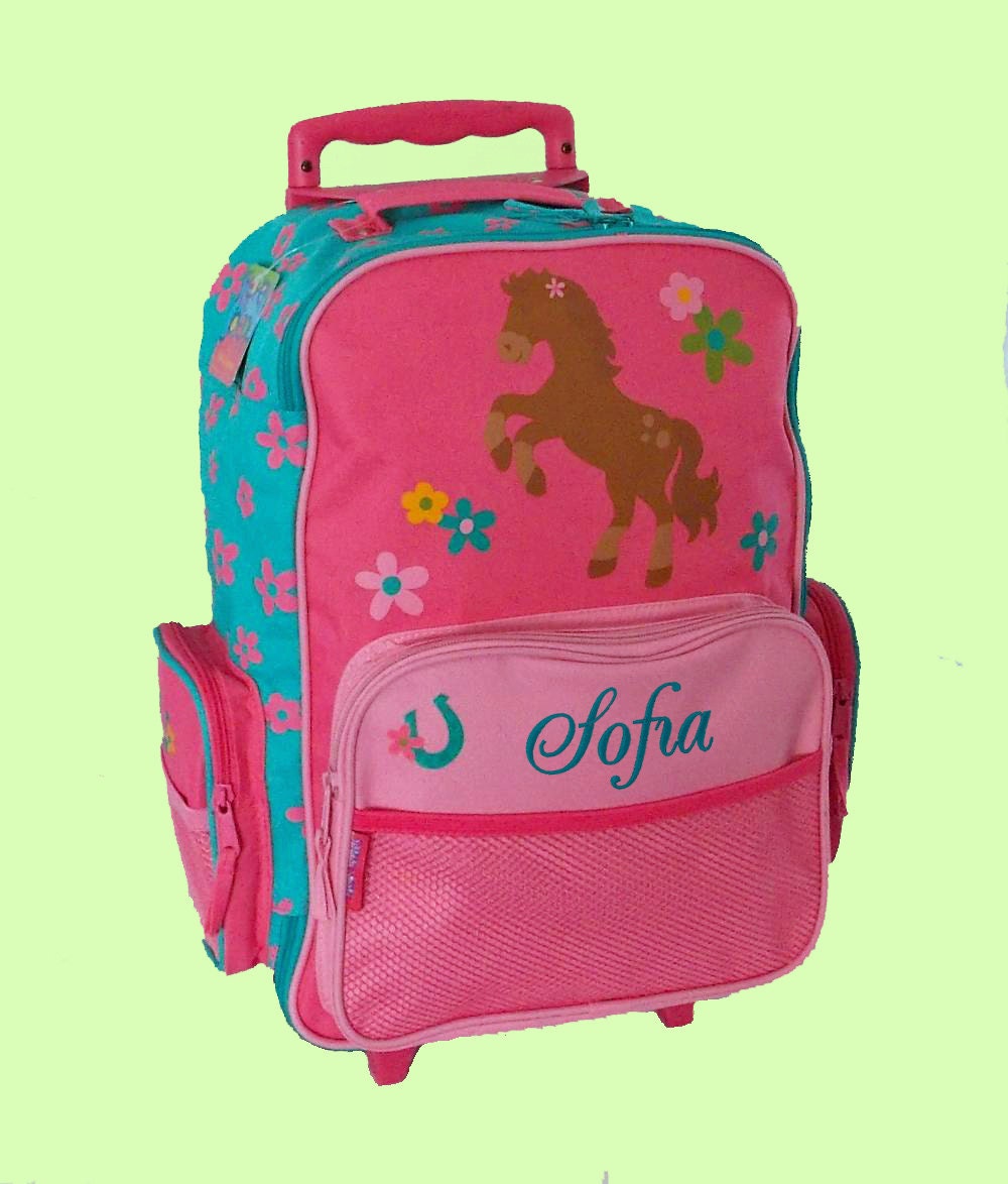 Personalized Stephen Joseph Rolling Luggage by DeerpathDesigns