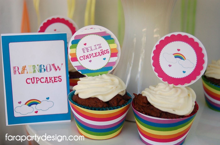 Rainbow Party Entire Collection by Fara Party Design Il_570xn