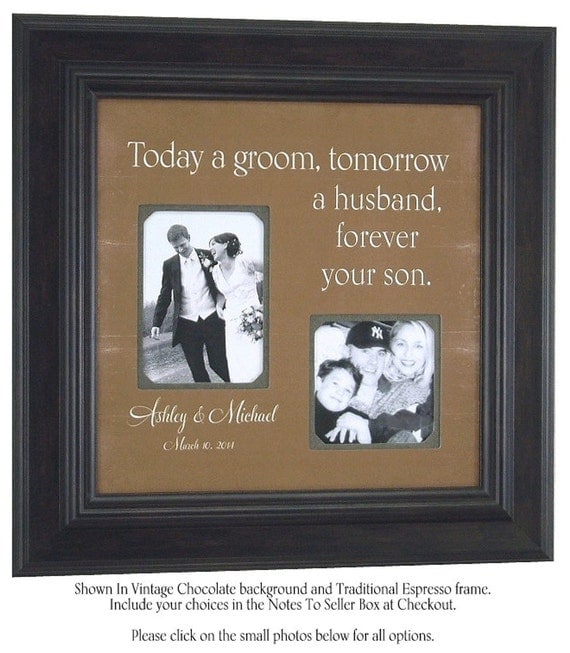 ... Groom Mother, Mother of The Groom Wedding Picture Frame Gift Sign
