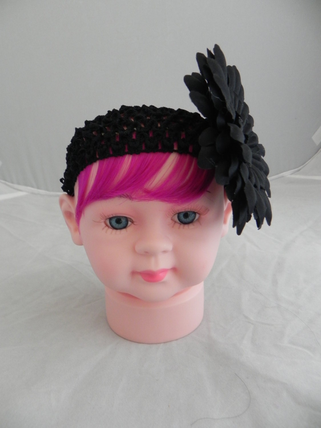 676 New baby headband extensions 502 Items similar to Baby Bangs   Headband with Hair Extensions for Little   