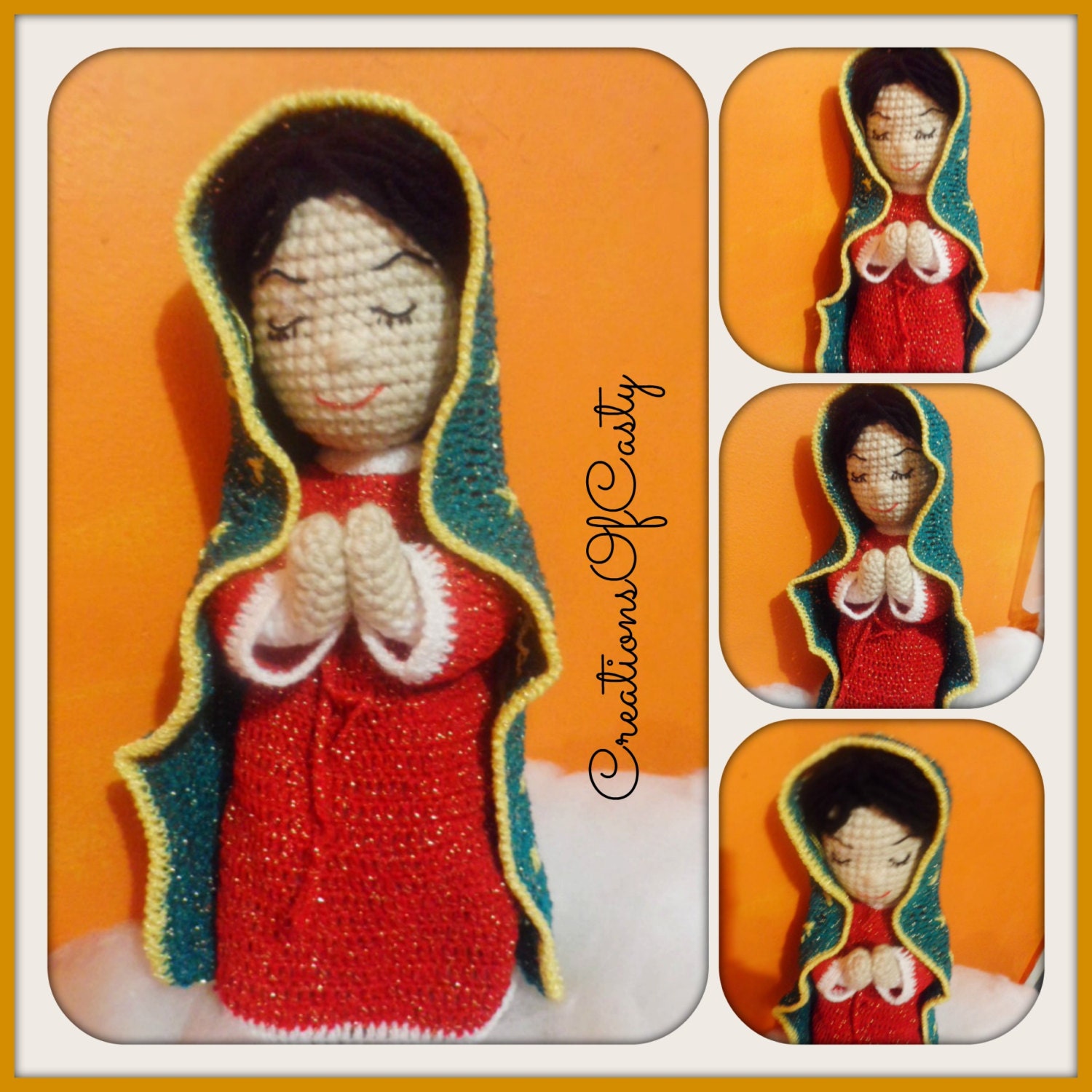 our lady of guadalupe shining light doll