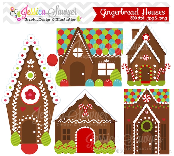 free christmas clip art gingerbread house - photo #39