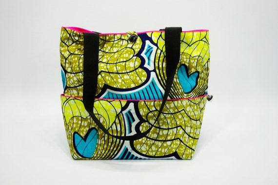 fabric handbags, Abstract design medium handbag, medium handbags ...