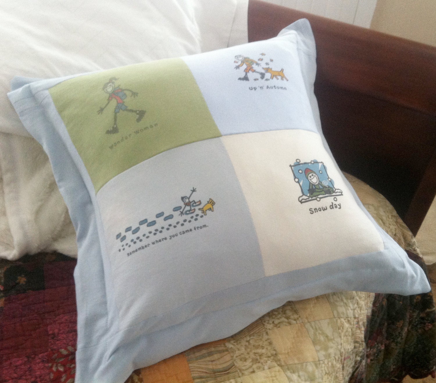 Custom TShirt Memory Pillow by on Etsy